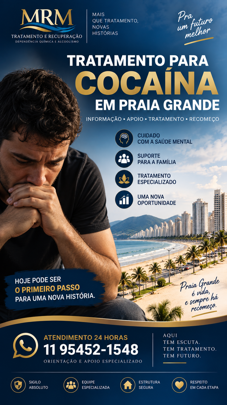 Tratamento para Cocaína em Praia Grande: Como Funciona e Quando Procurar Ajuda?