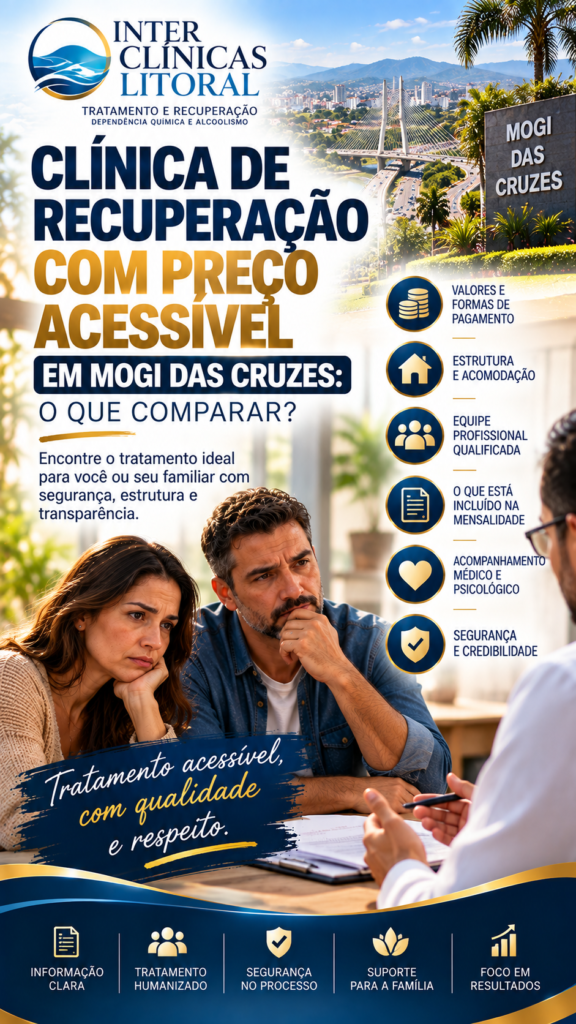 clínica de recuperação de baixo custo Mogi das Cruzes