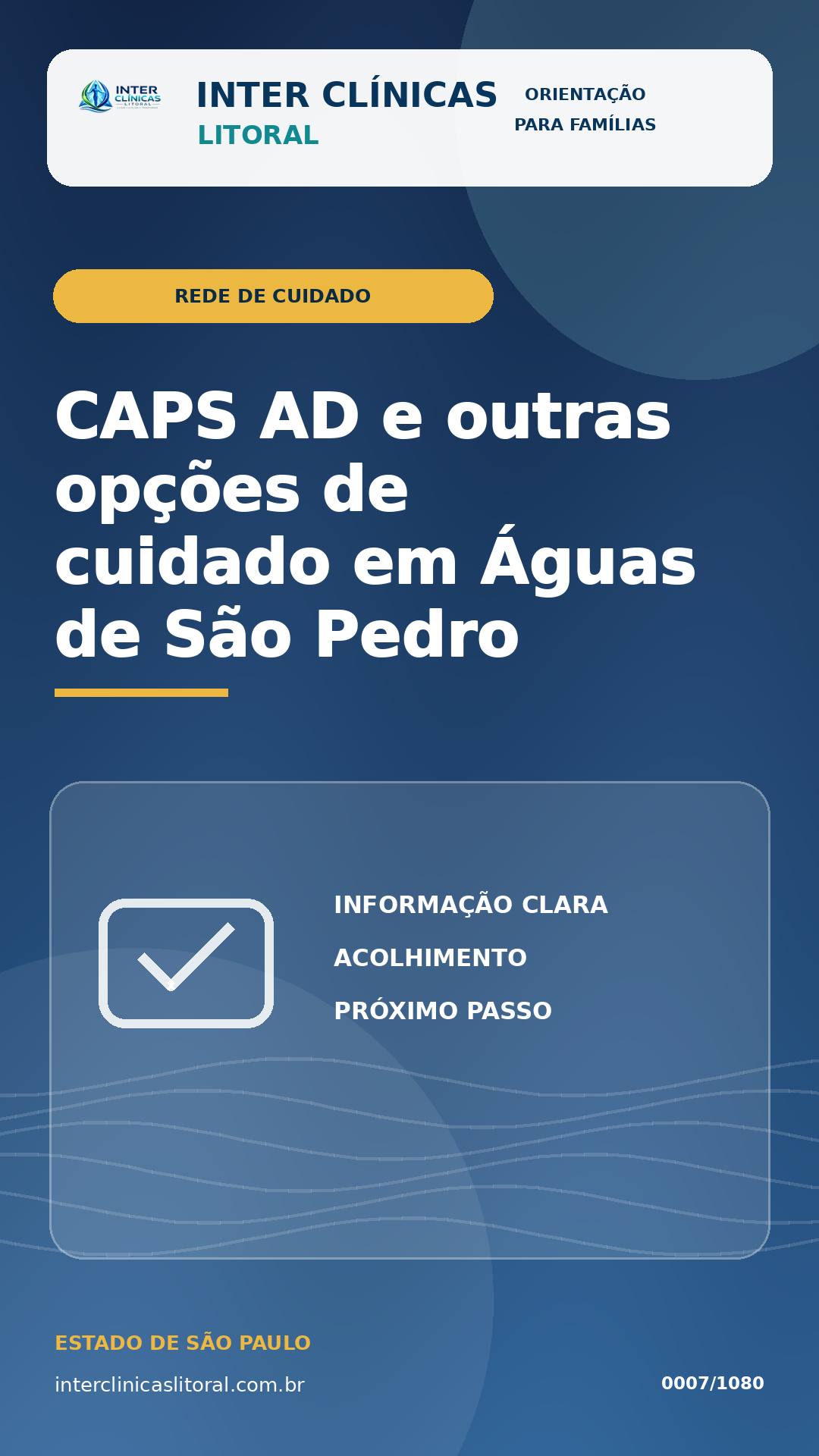 CAPS AD em Águas de São Pedro e outras opções de cuidado: entenda as diferenças