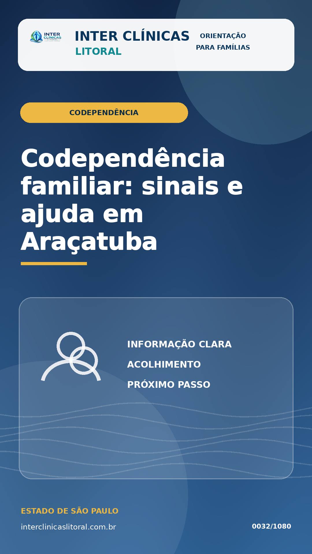Codependência familiar em Araçatuba: sinais e formas de buscar ajuda