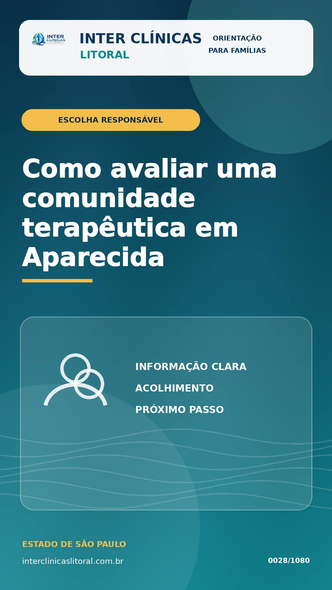 Comunidade terapêutica em Aparecida: o que avaliar antes da escolha?