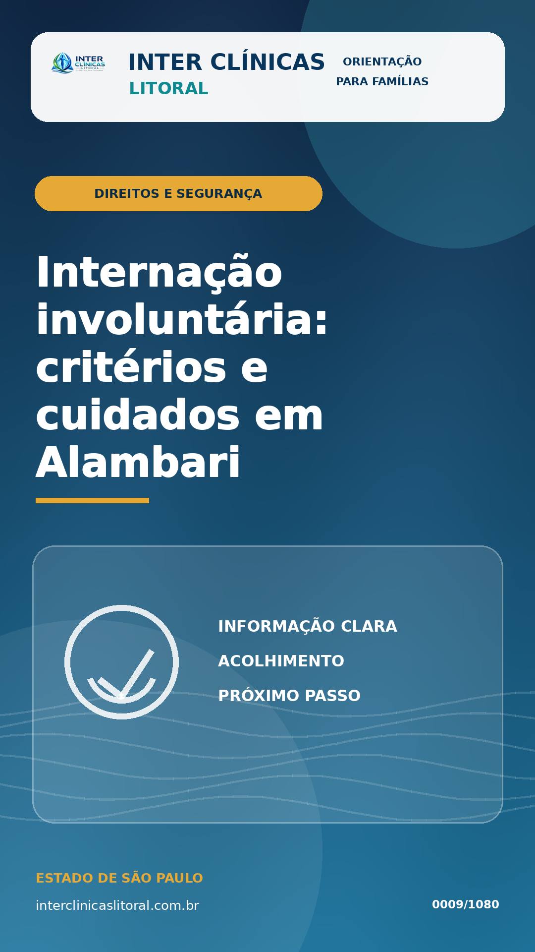 Internação involuntária em Alambari: critérios, limites e cuidados