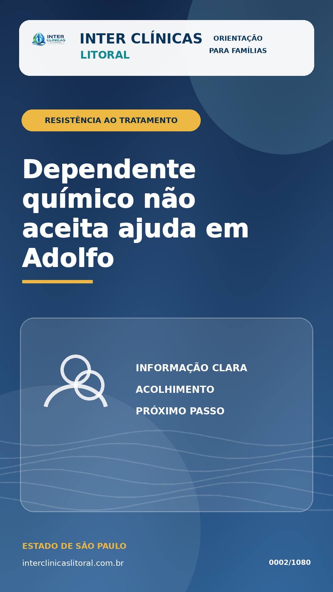 Dependente químico não aceita ajuda em Adolfo: como a família pode agir?