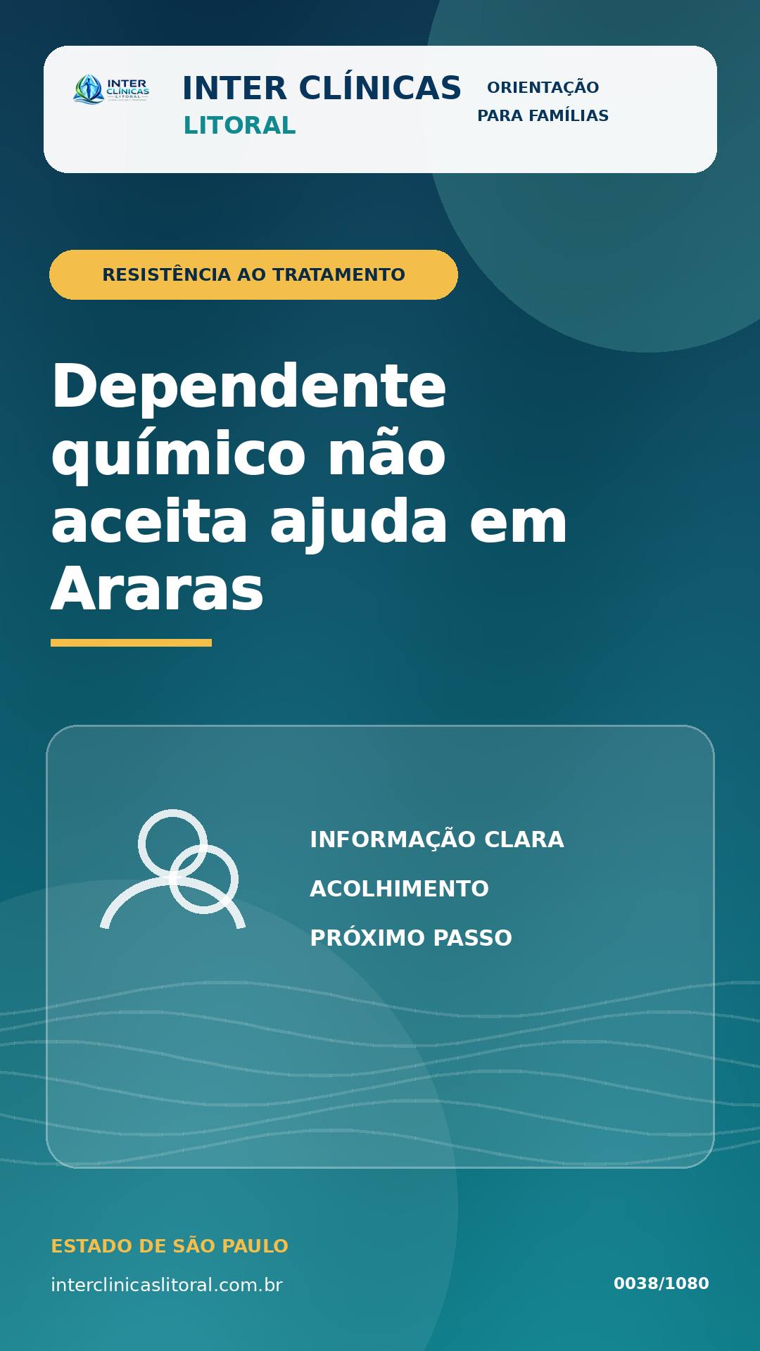 Dependente químico não aceita ajuda em Araras: como a família pode agir?