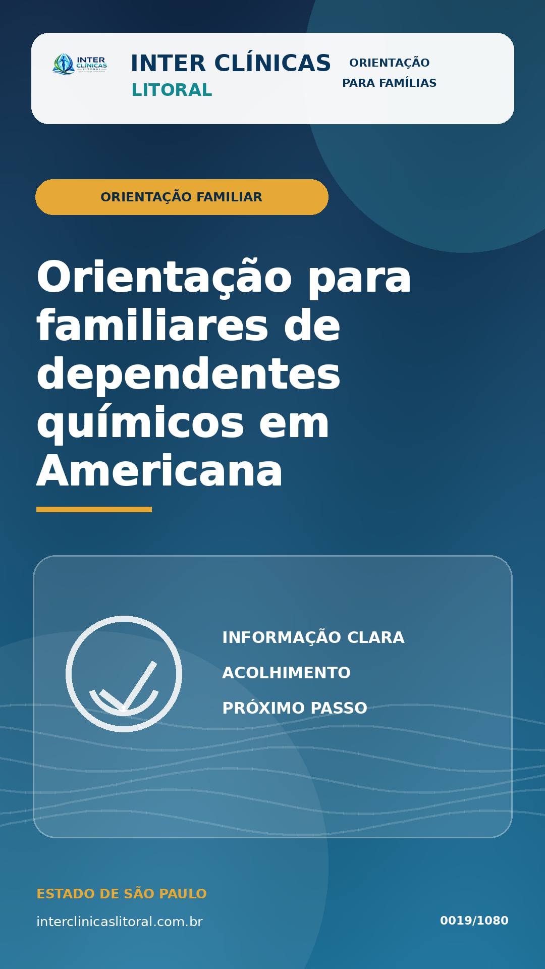 Orientação para familiares de dependentes químicos em Americana