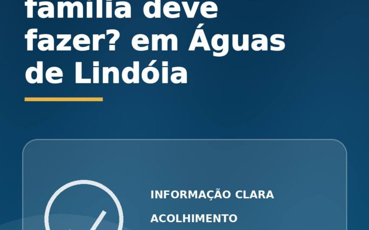 Recaída em Águas de Lindóia: o que a família deve fazer nas primeiras horas?