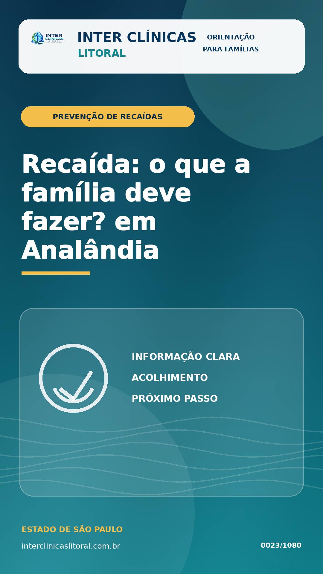 Recaída em Analândia: o que a família deve fazer nas primeiras horas?
