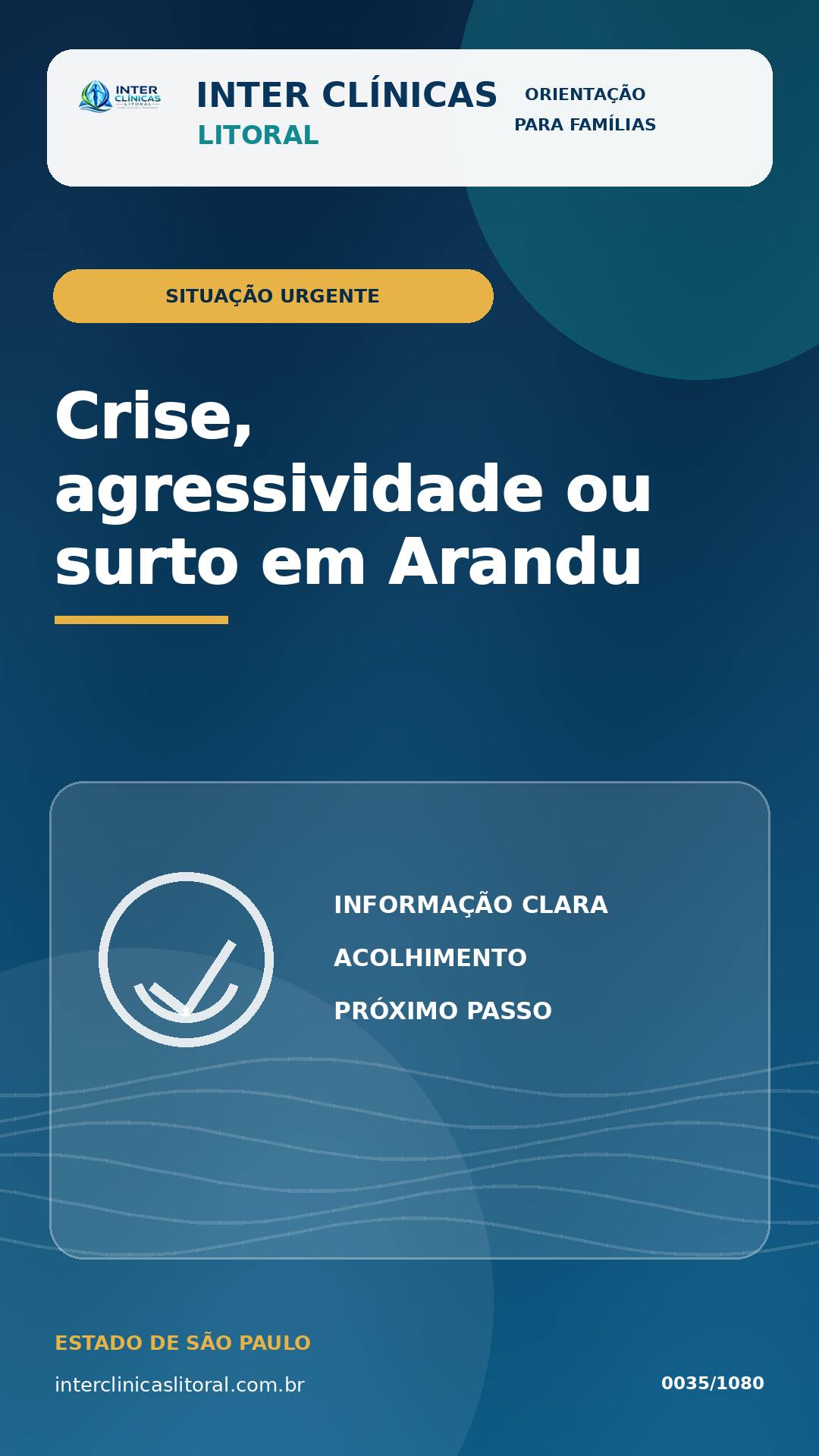 Crise, agressividade ou surto em Arandu: quando buscar emergência?