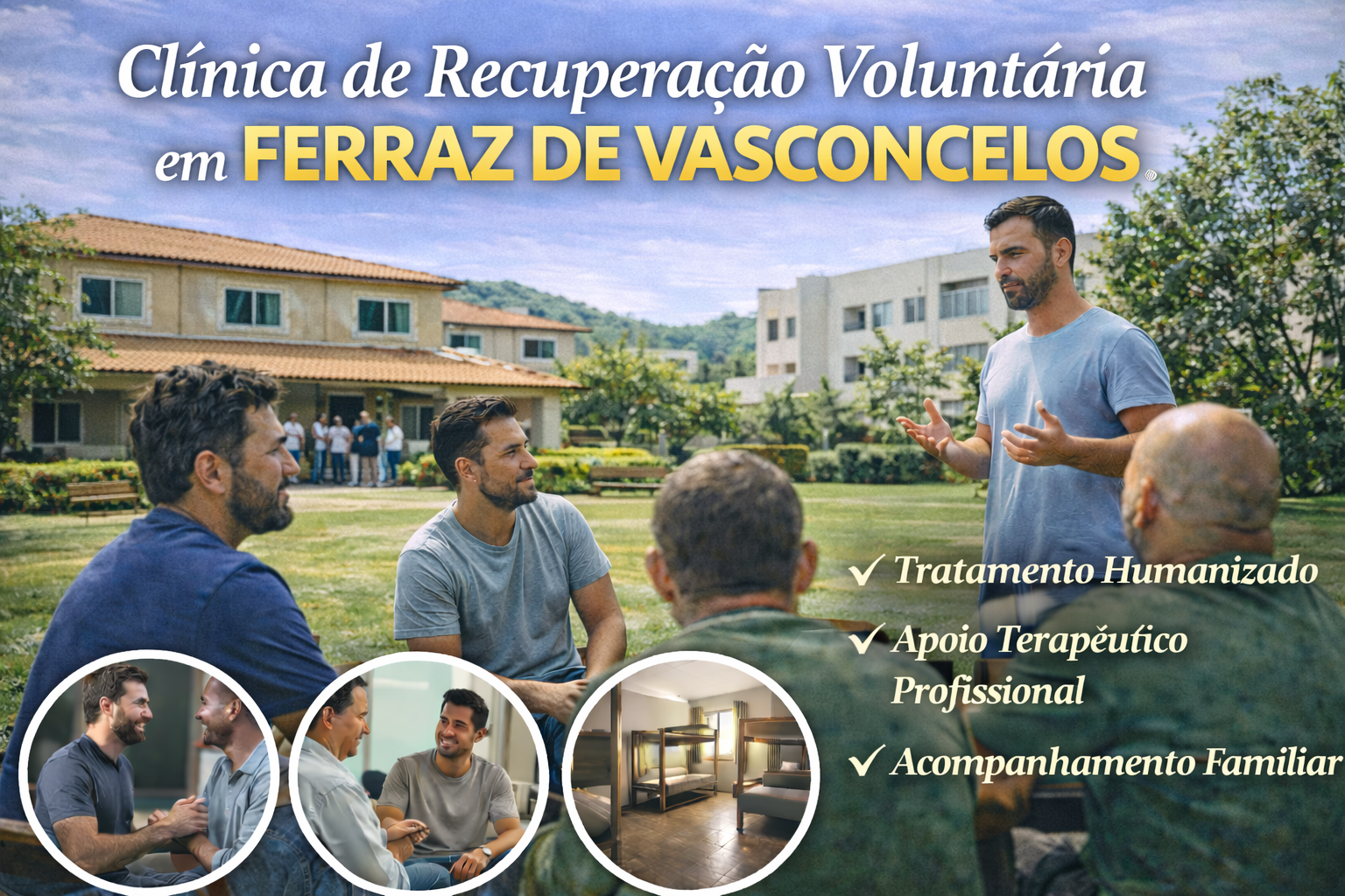Clínica de Recuperação Voluntária em Ferraz de Vasconcelos