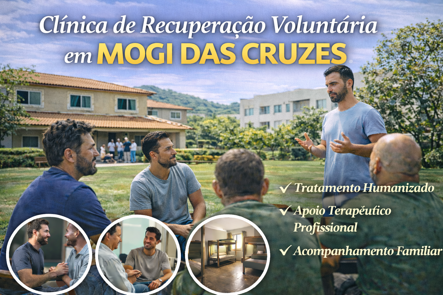 Clínica de Recuperação Voluntária em Mogi das Cruzes
