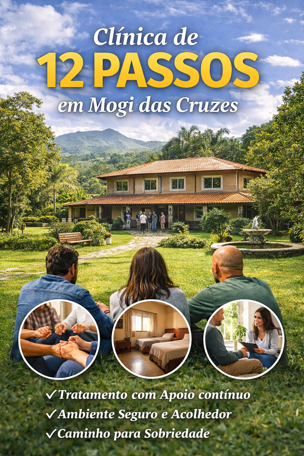 Clínica de 12 Passos em Mogi das Cruzes